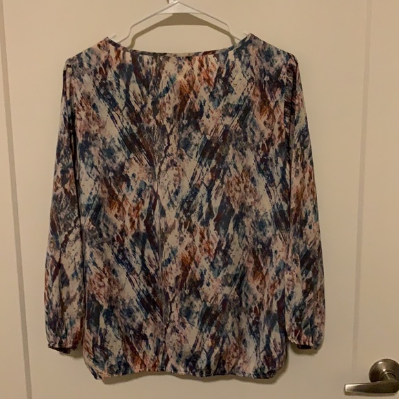 Willi Smith- multi colored blouse. Size M. - Picture 2 of 3